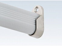 アイワ金属 アルミハンガーパイプ用 Uブラケット ネジ止 シルバー