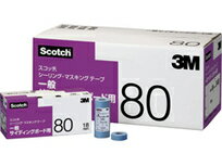住友スリーエム Scotchマスキングテープ80S 18×18 (7巻入)