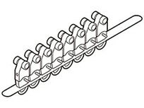 TOSO C型レール用ランナー 8個入