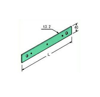 Z短冊 S 3.2×40×390 30枚入 接合具付 Z金物