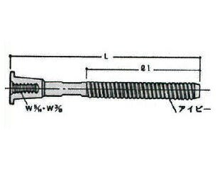 100本入 フォームタイ S.C本体 荒ネジタイプ 8×210mm （W5/16） 生産物賠償責任保険付