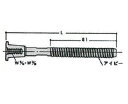100本入 フォームタイ S.C本体 荒ネジタイプ 8×210mm (W5/16) 生産物賠償責任保険付