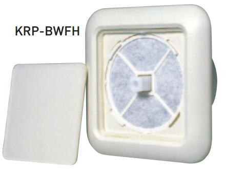 杉田エース ACE 313-288 ワンタッチ風量調整型換気孔 KRP150BWFH 不織布フィルター付 クールホワイト