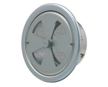 杉田エース ACE(313-302)アルミ丸型レジスター FD付100RP アルマイトシルバー