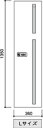 田島メタルワーク GXC-4S 宅配ボックス(下段タイプ) ゴルフバッグ用(脱出レバー付)(捺印装置なし) ステンレス ※