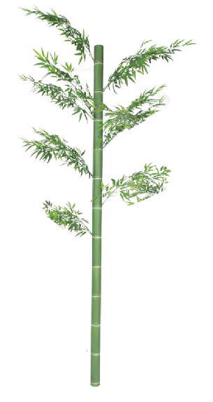 タカショー GD-221L アル銘青竹 3.3m (人工観葉植物) アルミ製 33407000 ※直送／個人宅不可