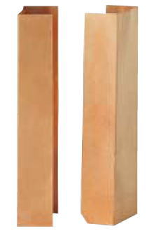 タカショー SN-CM10 天然焼柱用銅板柱キャップ 100φ