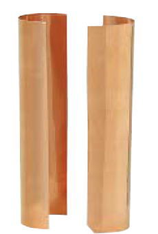 タカショー SN-IM10 天然焼柱用柱巻銅板 100φ