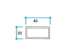 タカショー アルミ部材 20×40角用キ