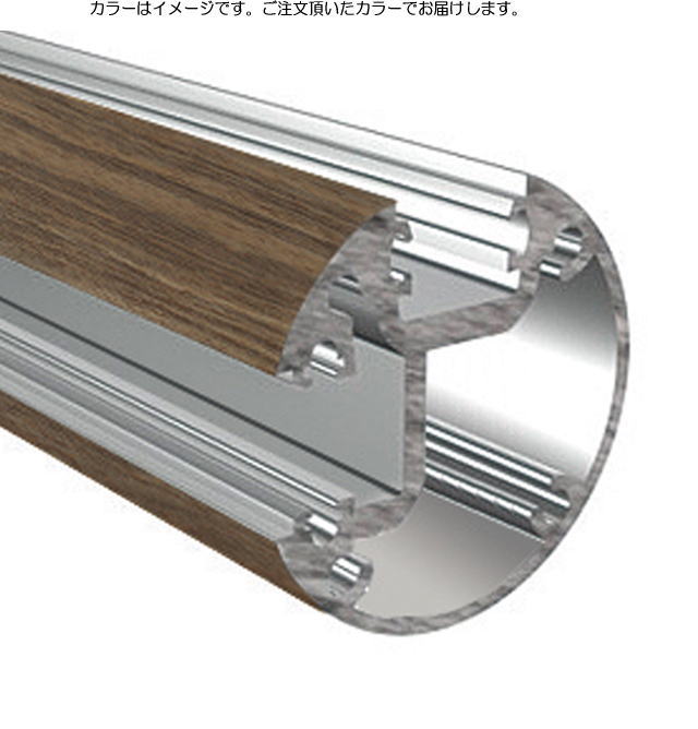 タカショー ビュースルーフェンス用 溝付コーナー柱セット H1200タイプ ナチュラルパイン