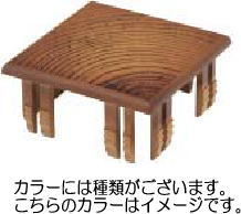 タカショー アルミ75×75角用キャップ ウォールナット/ビス付
