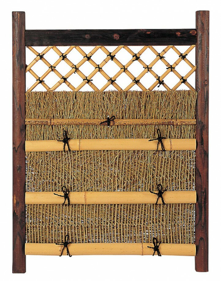 タカショー SKI-04 枝張仕切垣 （上窓） 3尺 ※直送／個人宅不可