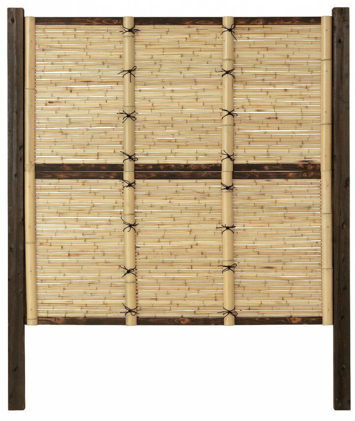 タカショー SNF-912 天然大垣 黒竹みす垣 H1200 ※直送／個人宅不可