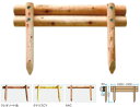 タカショー KBM-20T 二段組木(丸) タナリスCY加工 W1000×H600mm、φ100mm×2本