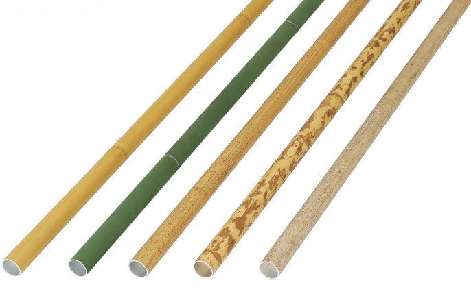 タカショー AMG-223 アル銘竹 みす垣竹 ゴマ竹 φ22×L3700長尺 ※直送／個人宅不可