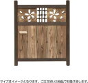 タカショー CDA-S12 竹ランマ庭木戸 桜透かし 4尺