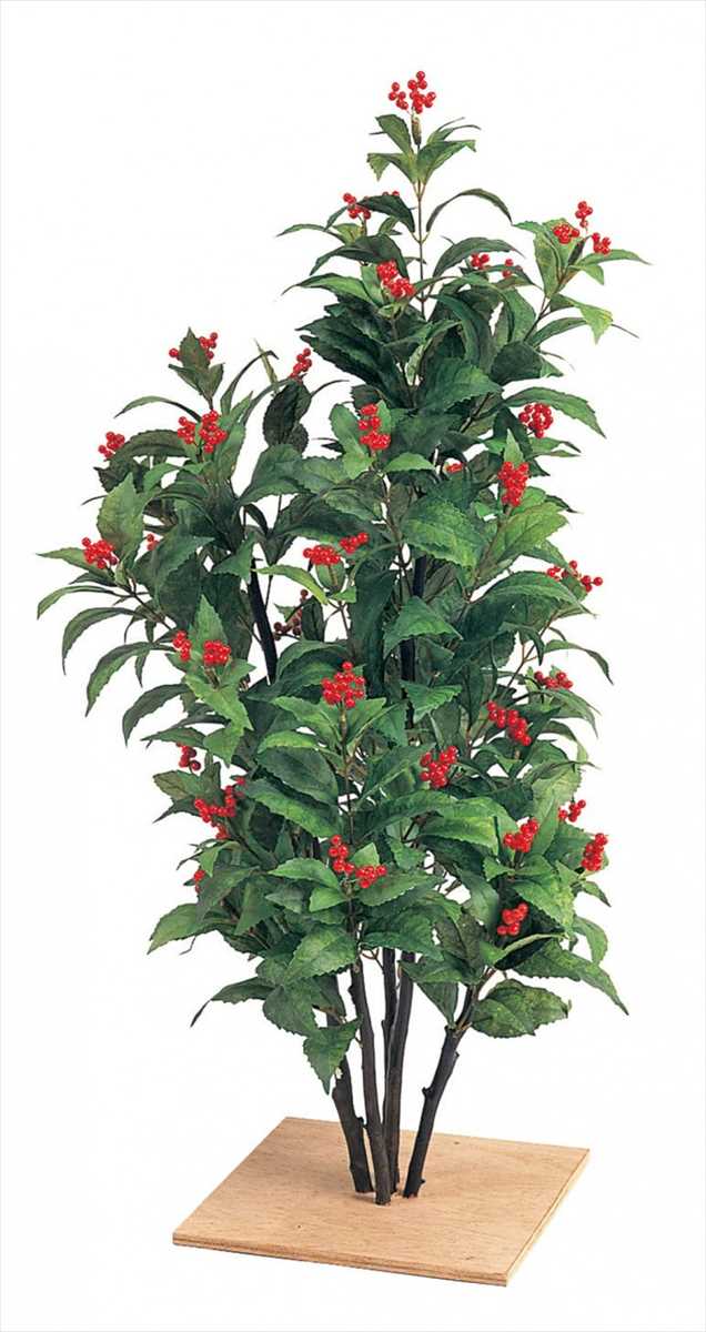 タカショー GD-72 センリョウ 板付 光触媒 人工植栽 ※直送／個人宅不可