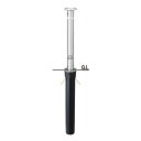 帝金 KS-11CTS バリカー スタンダード 上下式 ※端部用 2重スプリング付 【個人宅配送不可】(4)