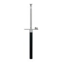帝金 KS-22CT バリカー スタンダード 上下式 ※端部用 【個人宅配送不可】