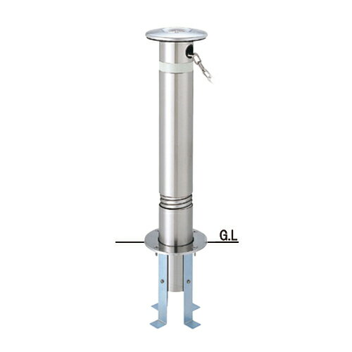 帝金 KS10CS-SD バリカー スタンダード 固定式 2重スプリング付 【個人宅配送不可】