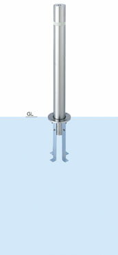 【帝金 Teikin】 バリカー固定式　311C-SD　バリアフリー