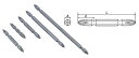 TOP トップ工業 DB2-45P 電動ドリル用ドライバビット (硬さH)(マグネット付) ドライバビット+No2
