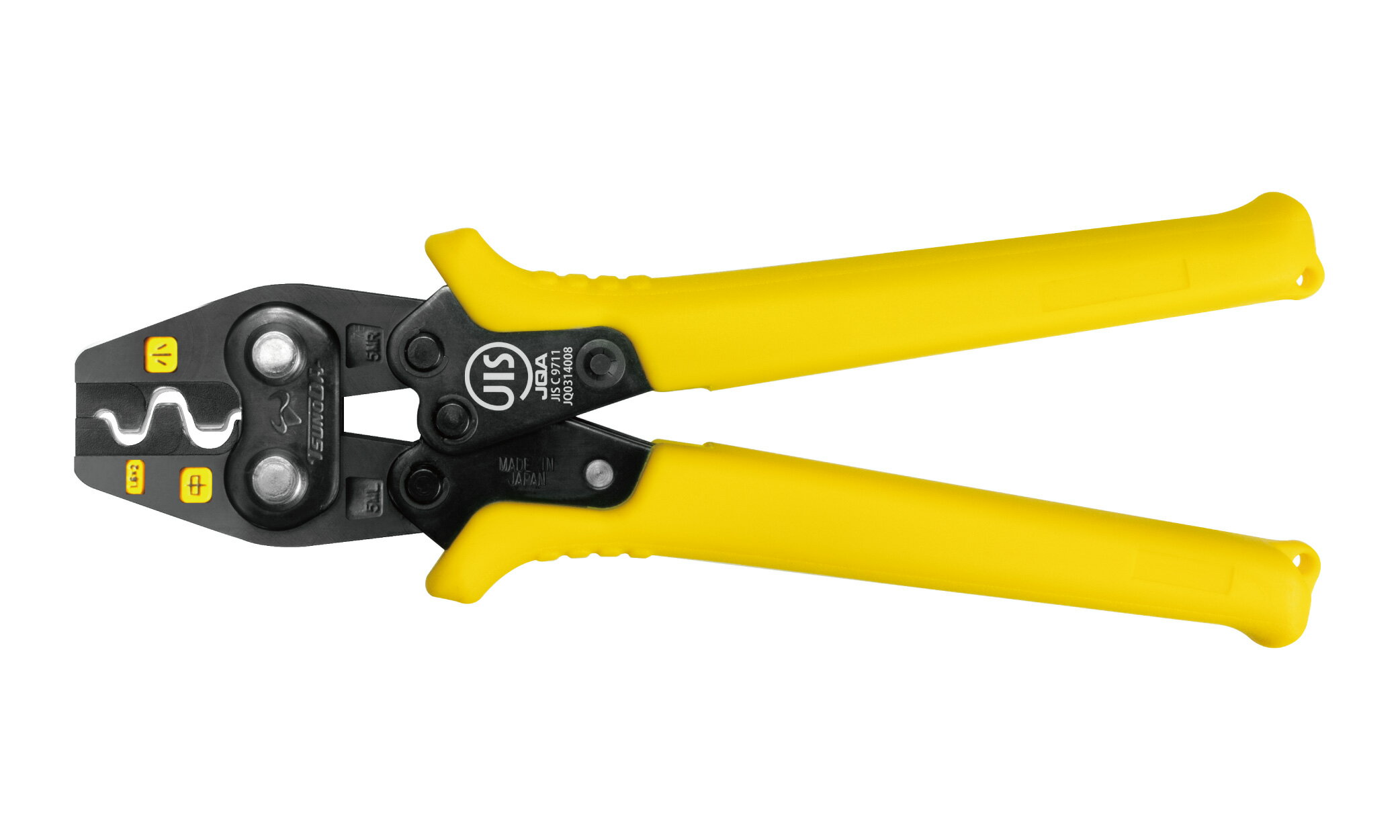 ツノダ TPRS 圧着工具 リングスリーブ用 TP-RS 適用サイズ:小(1.6×2)/小/中のサムネイル