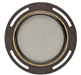 TUKIESU ツキエス 塗装引手 S-139 小 黒 遠州透 銀チジミ 1個