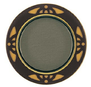 TUKIESU ツキエス 塗装引手 S-253 中 黒 白樺 金座入 1個