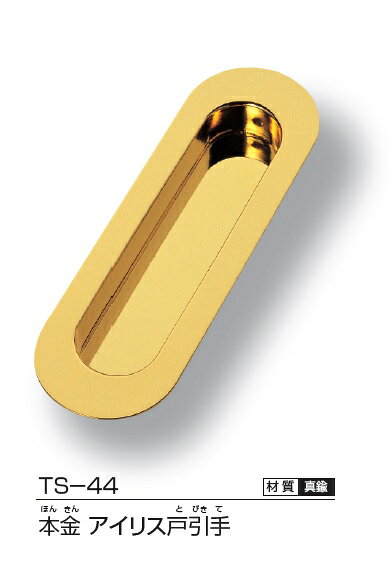 TUKIESU ツキエス 戸引手 TS-44 120mm 本金 アイリス戸引手 1個