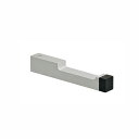 ユニオン UT-280-120B-AFS 戸当たり ドアストップ アルミ:ユニフロストシルバー+ゴム:ブラック 1個