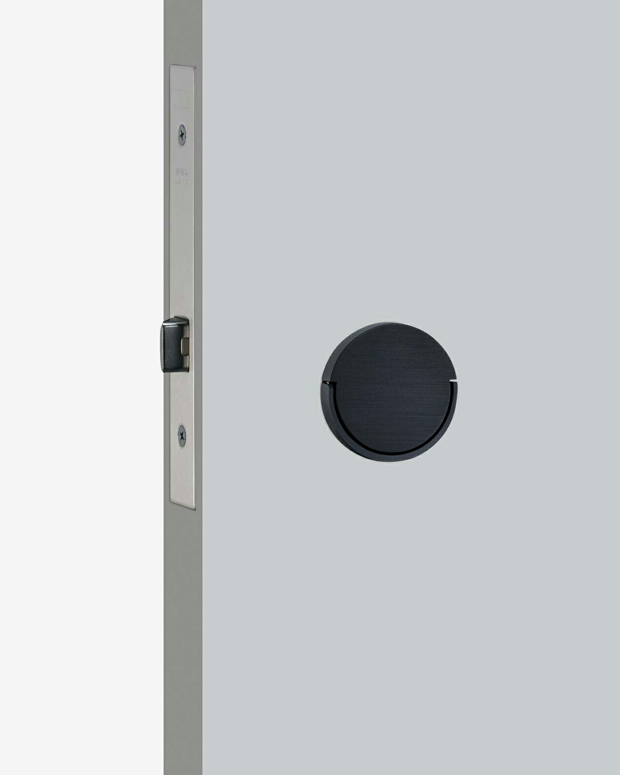 ユニオン UCH1110-002 防火扉用ハンドル ケースハンドル ステンレスヘアライン ユニミストマットブラック