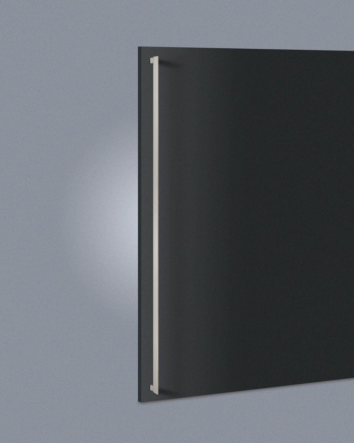 分類建築用金物 ＞ ドアハンドル ＞ 押し棒仕様ステンレス ヘアラインサイズ　L2000施工取付ビス　M8取付穴　φ10mm / ガラスドア取付時 φ16mm