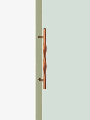 UNION ユニオン ドアハンドル ミドル T2207-35-050 内外1セット