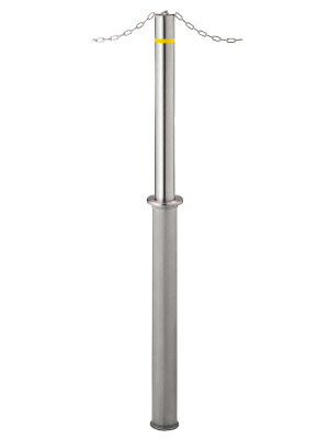 UNION ユニオン NEX-76M-T チェーン貫通ポール ヒューランドスケープ エキスポール 車止め※