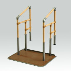 ヤザキ（個人宅配送不可）　あがりかまち用　たちあっぷ　ステップ台付　手すり付踏み台　CKE-03