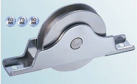 ヨコヅナ SBS-0756 ベアリング入ステンレス戸車 75 溝 (2個入)