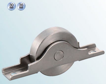 ヨコヅナ KCS-0302 ロタ・ステンレス製 ベアリング入戸車 30 平 (バラ)