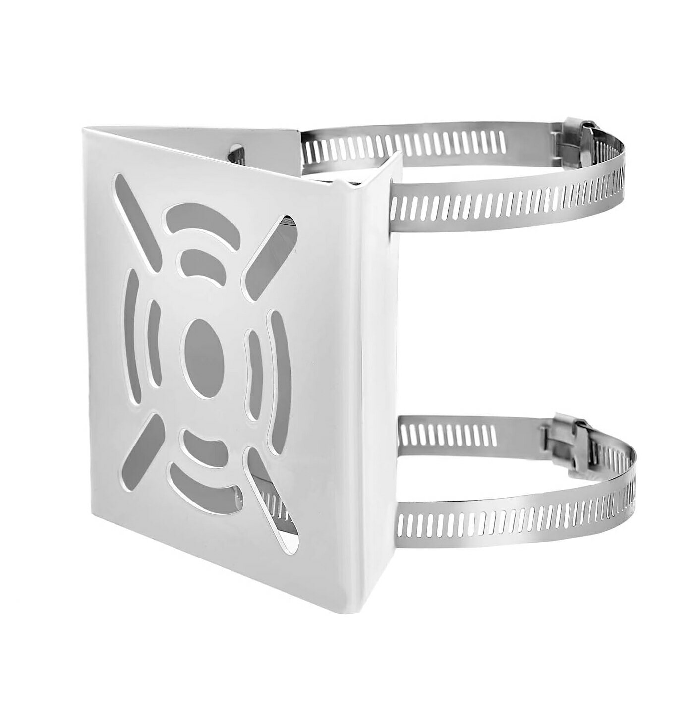 iegeek 取付金具 ポール カメラ 直径約20cm ブラケット スタンド ハウジング 防犯カメラ 円柱 角柱