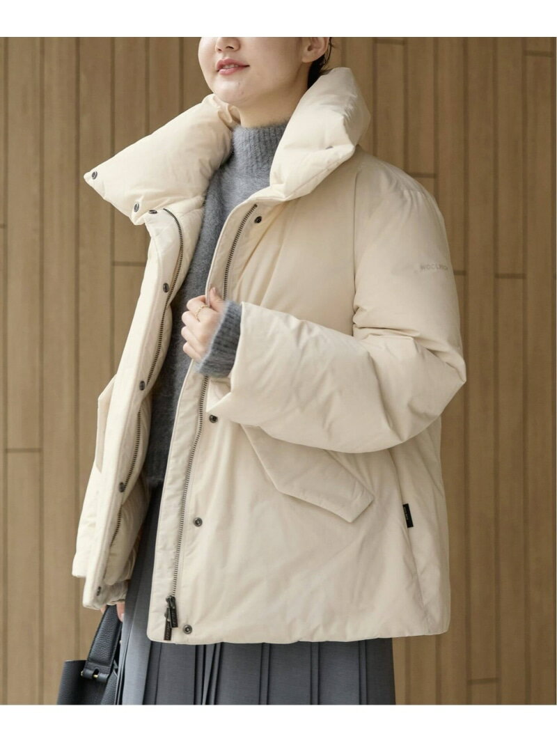 WOOLRICH/ウールリッチ LUXURY COCOON JK ジャケット IENA イエナ ジャケット・アウター ダウンジャケット・ダウンベスト ホワイト ブラック【送料無料】[Rakuten Fashion]
