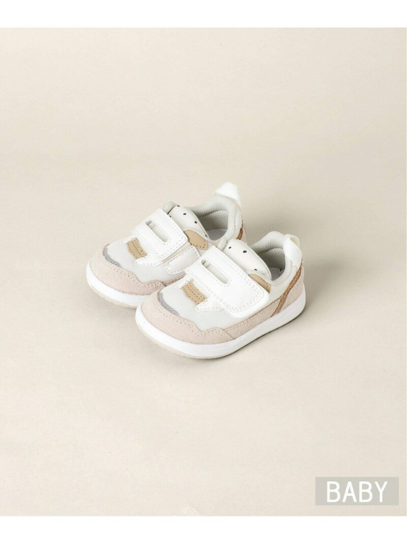 【IFME/イフミー】 別注Bon Chic スニーカーBABY(12cm-14cm) IENA ENFANT イエナ　アンファン マタニティウェア・ベビー用品 その他のベビーグッズ ホワイト グレー ブラック【送料無料】[Rakuten Fashion]