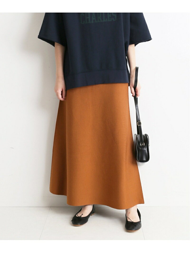【SALE／50%OFF】ウォッシャブル スムースニットSK SLOBE IENA スローブ イエナ スカート その他のスカート ブラウン ベージュ ネイビー【RBA_E】【送料無料】[Rakuten Fashion]