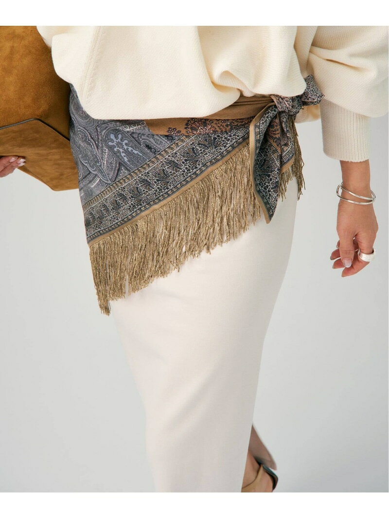 Silk - PIERRE LOUIS MASCIA ピエール ルイマーシャ Triangular Shawl 517567/101 VERMEIL par iena ヴェルメイユ パー イエナ ファッション雑貨 スカーフ・バンダナ ブラウン【送料無料】[Rakuten Fashion]