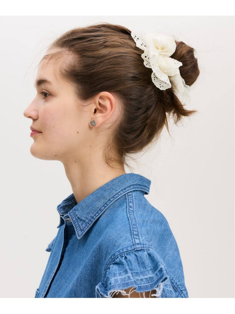 樂天商城 - BLACK レースシュシュ IENA イエナ ヘアアクセサリー その他のヘアアクセサリー ブラック【送料無料】[Rakuten Fashion]