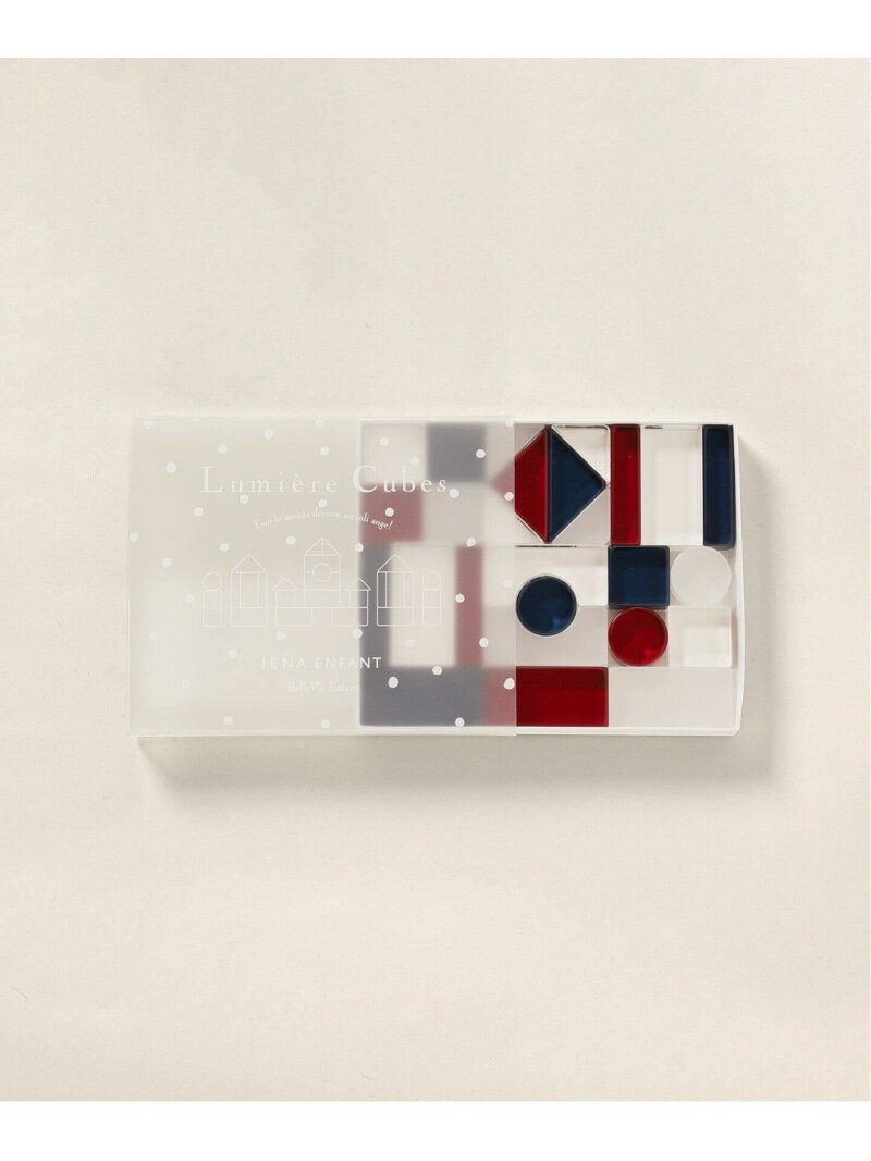 Belle Vie Enfant *IENA ENFANT Lumiere Cubes Frenchアクリル積み木 IENA ENFANT イエナ　アンファン マタニティウェア・ベビー用品 その他のベビーグッズ ワインレッド【送料無料】[Rakuten Fashion]