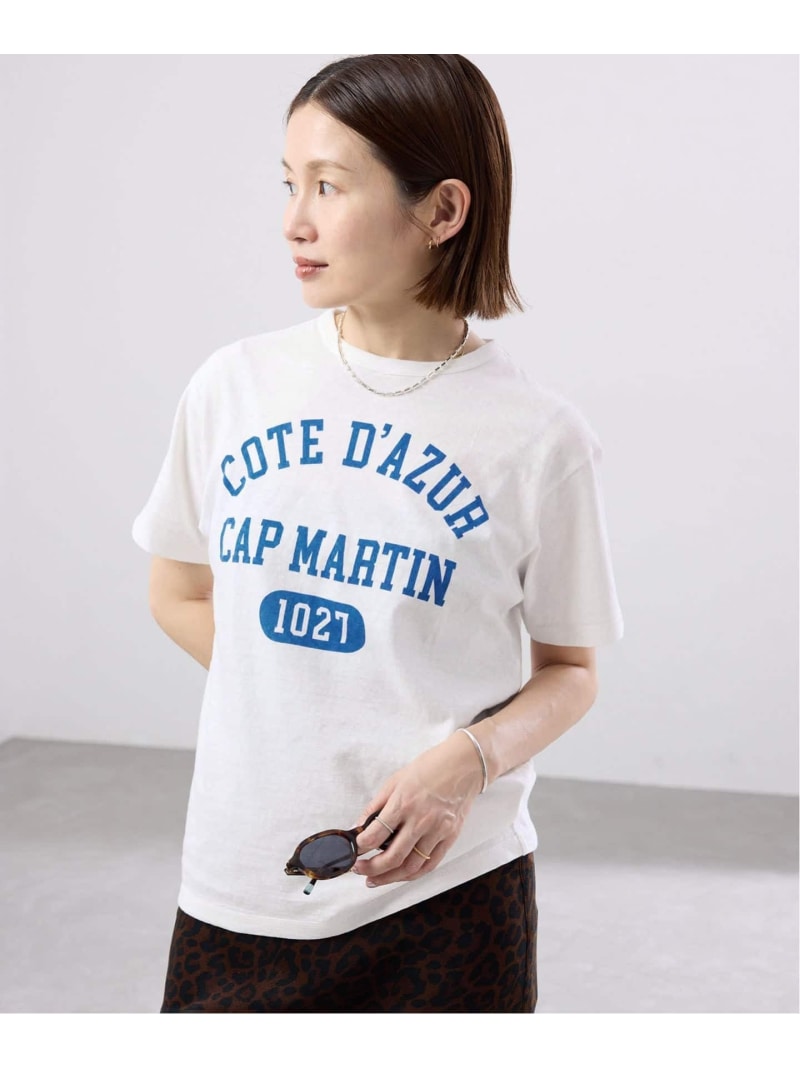 Rakuten - BLACK COTE D'AZUR ロゴTシャツ IENA イエナ トップス カットソー・Tシャツ グレー ホワイト【送料無料】[Rakuten Fashion]