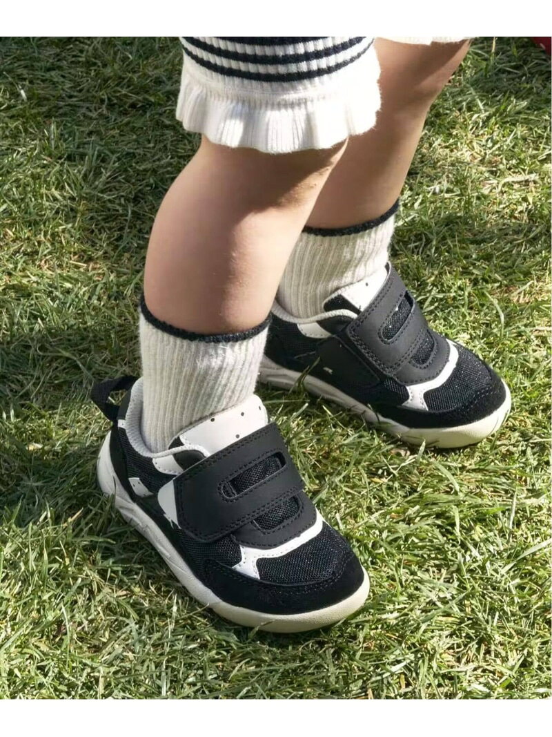 Rakuten - 《追加4》【IFME/イフミー】別注Bon Chic スニーカーKIDS(15cm-19cm) IENA ENFANT イエナ　アンファン マタニティウェア・ベビー用品 その他のベビーグッズ ブラック ホワイト グレー【送料無料】[Rakuten Fashion]