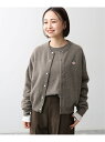 【DANTON/ダントン】LAMS WOOL C/N カーディガン SLOBE IENA スローブ イエナ トップス カーディガン ブラウン ピンク【送料無料】[Rak..