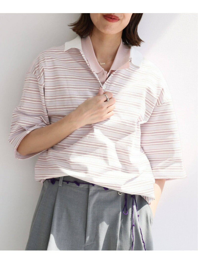 樂天商城 - マルチボーダーラガーシャツ IENA イエナ トップス カットソー・Tシャツ パープル グリーン【送料無料】[Rakuten Fashion]
