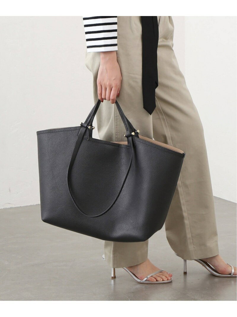 《予約》【LORISTELLA/ロリステッラ】レザートートバッグ IENA イエナ バッグ トートバッグ ブラック ホワイト【先行予約】*【送料無料】[Rakuten Fashion]のサムネイル